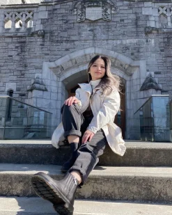 2976 Alyson DM's Wintergrip Chelsea Boots in Schwarz