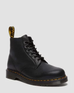 101 AMBASSADOR LEDER BOOTS in Schwarz