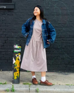 1461 Ambassador Leder Oxford Schuhe in Cashew