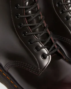1460 Arcadia Leder Stiefel in Cherry Red