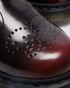 8065 Arcadia Rub Off Leder Mary Jane Schuhe in Cherry Red