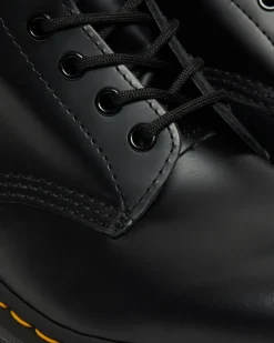 1460 Bex Glattleder Plateaustiefel in Schwarz