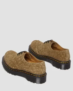 1461 Bex Made in England Emboss Wildleder Oxford Schuhe in Savannah Tan