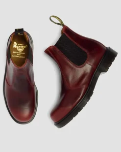 2976 Classic Calf Leder Chelsea Boots in Burgundy