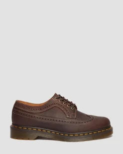 3989 Crazy Horse Leder Brogues in Dunkelbraun
