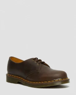 1461 Crazy Horse Leder Oxford Schuhe in Braun