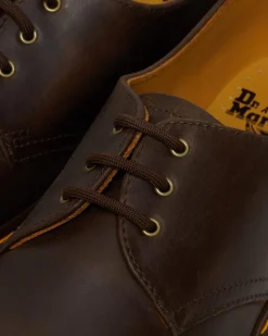 1461 Crazy Horse Leder Oxford Schuhe in Braun