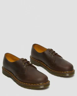 1461 Crazy Horse Leder Oxford Schuhe in Braun