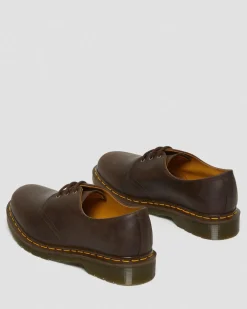 1461 Crazy Horse Leder Oxford Schuhe in Braun