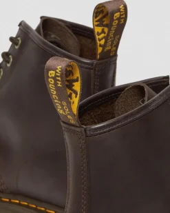 101 Crazy Horse Leder Stiefeletten in Dunkelbraun