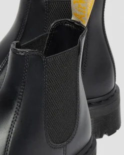 2976 Felix Vegan Plateau Chelsea Boots in Schwarz