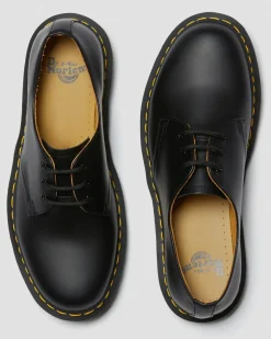 1461 Glattleder Oxford Schuhe in Schwarz