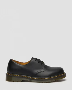 1461 Glattleder Oxford Schuhe in Schwarz