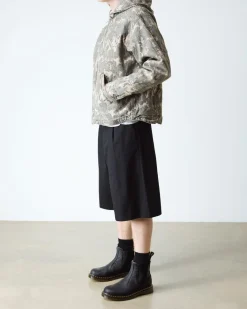 2976 Grizzly Leder Chelsea Boots mit Kunstfellfutter in Schwarz