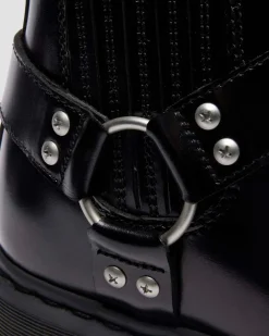 2976 HARNESS ANALINE LEDER CHELSEA BOOTS in Schwarz