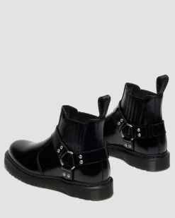 2976 HARNESS ANALINE LEDER CHELSEA BOOTS in Schwarz