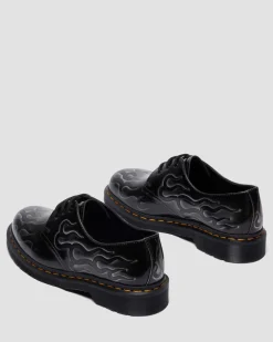 1461 Inferno Leder Schnürschuhe in Silber