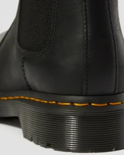 2976 Leonore Chelsea Boots Mit Kunstpelzfutter in Schwarz