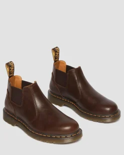 2976 Lo Ar Rogue Leder Chelsea Boots in Braun