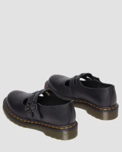 8065 Mary Jane Virginia Leder Schuhe in Schwarz