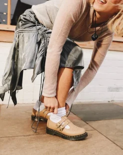8065 Mary Jane Virginia Leder Schuhe in Savannah Tan