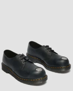 1461 Metal Toe Leder Schuhe in Schwarz