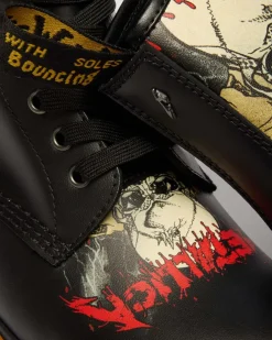 1460 Metallica Stiefel in Weiß & Mehrfarbig