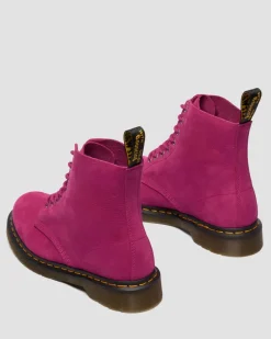 1460 MILLED NUBUCK SCHNÜRSTIEFEL in Pink