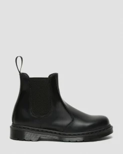 2976 Mono Glattleder Chelsea Boots in Schwarz
