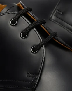 1461 Narrow Plain Welt Glattleder Oxford Schuhe in Schwarz