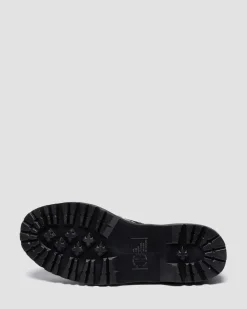 1460 NIETEN BUTTERO LEDER STIEFEL in Schwarz