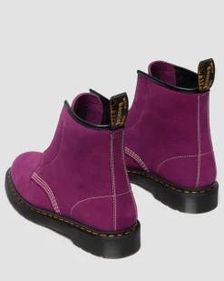 1460 NUBUCK SLIP ON STIEFEL OHNE SCHNÜRUNG in Lila