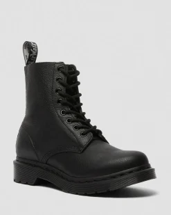 1460 Pascal Mono Schnürstiefel in Schwarz