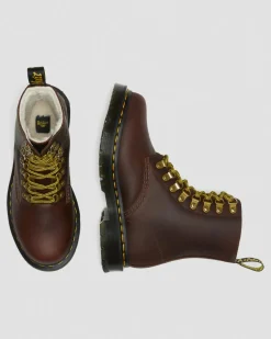 1460 PascalDM's Wintergrip Lederstiefeletten in Braun