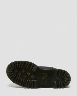2976 Quad gefütterte Plateau Chelsea Boots in Schwarz