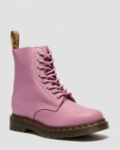 1460 Soft Leder Stiefel in Dusty Rose Pink