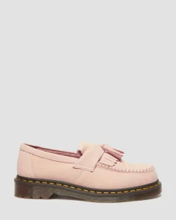 Adrian Nubuck Leder Tassle Loafer in Puderrosa