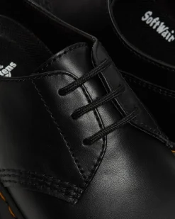 Audrick Nappa Lux Leder Plateauschuhe in Schwarz