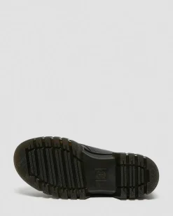 Audrick Nappa Lux Leder Plateauschuhe in Schwarz