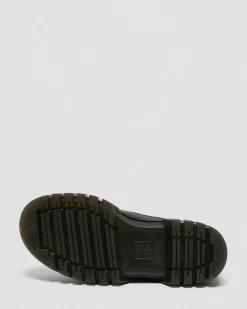 Audrick Nappa Lux Leder Plateau Chelsea Boots in Schwarz