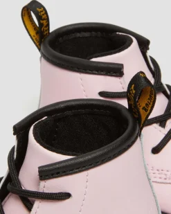 Baby 1460 Auburn Leder Stiefel in Pale Pink
