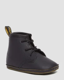 Baby 1460 Auburn Leder Stiefel in Schwarz
