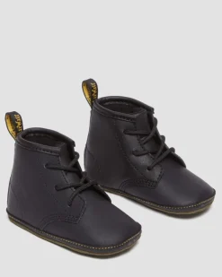 Baby 1460 Auburn Leder Stiefel in Schwarz