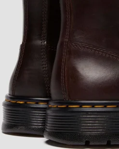 Brookline Crazy Horse Leder Chukka Stiefel in Dunkelbraun