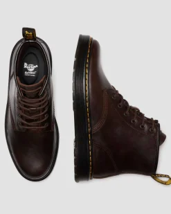 Brookline Crazy Horse Leder Chukka Stiefel in Dunkelbraun
