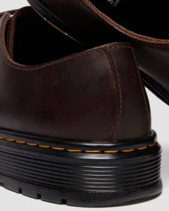 BROOKLINE LO CRAZY HORSE LEDER SCHUHE in Dunkelbraun