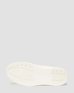 Brookline Nappa Leder Schuhe in Naturweiss