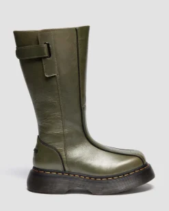 BUZZ HI ECLIPSE LEDER STIEFEL in Olivgrün Grün
