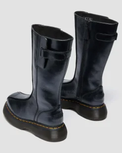 BUZZ HI ECLIPSE LEDER STIEFEL in Schwarz