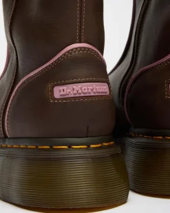 Buzz Hi Wyoming Leder Stiefel in Dunkelbraun